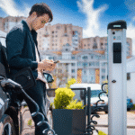 EV charger station installation