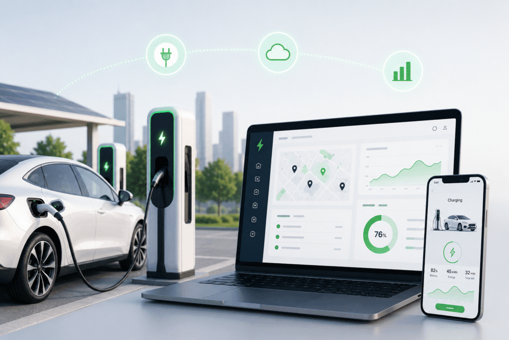 EV Charging Software: Drive Efficiency in EV Charging Networks