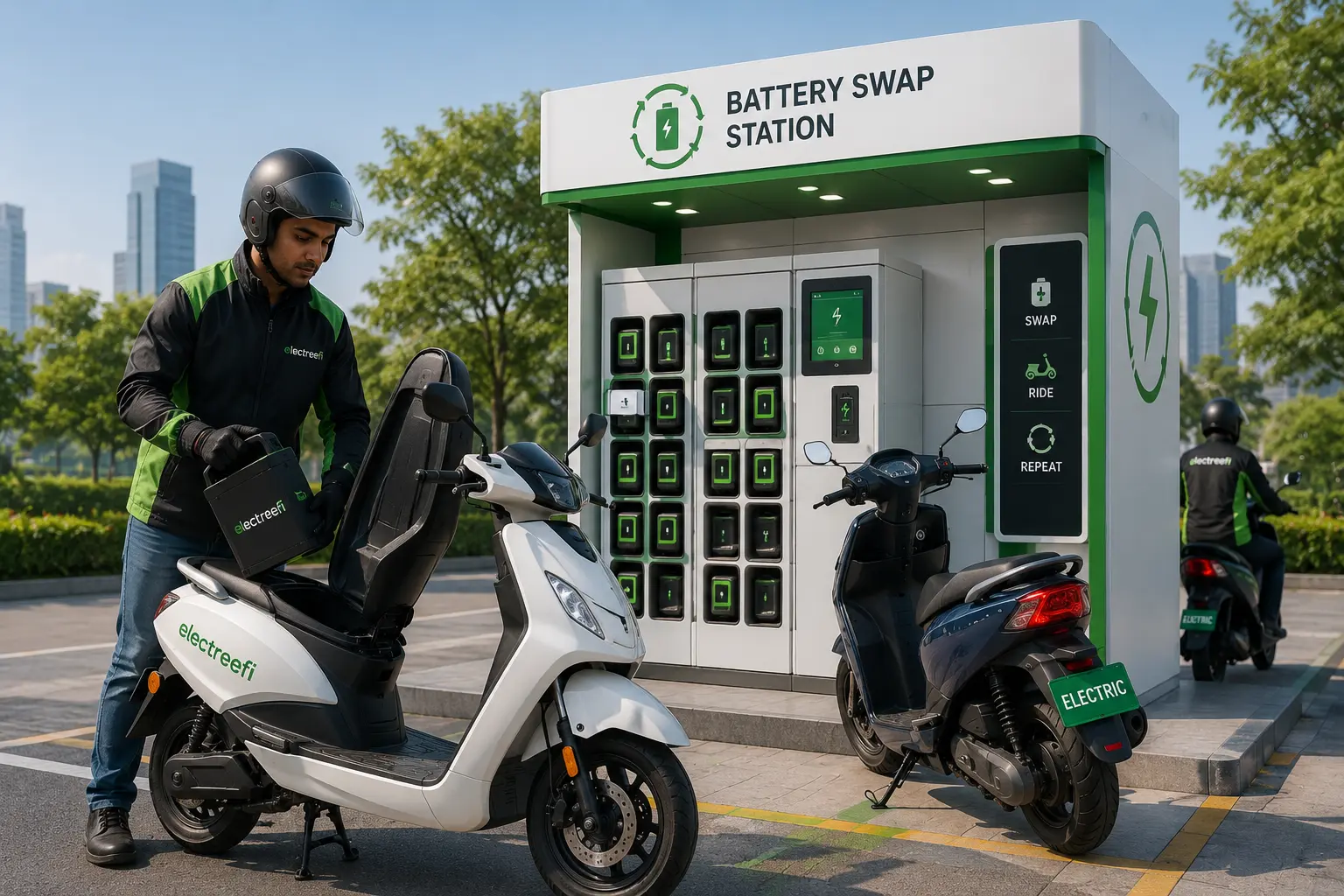 Electric Vehicle Battery Swap System