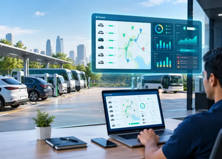 ev fleet management software