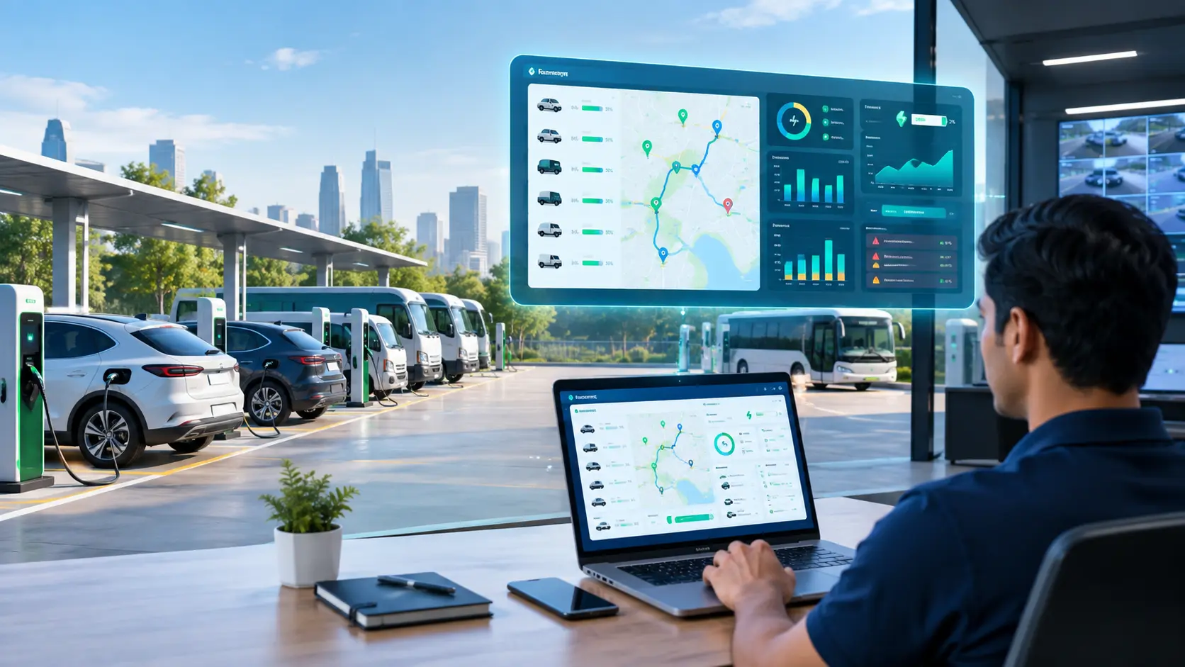 ev fleet management software