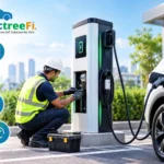 how to set up ev charging station