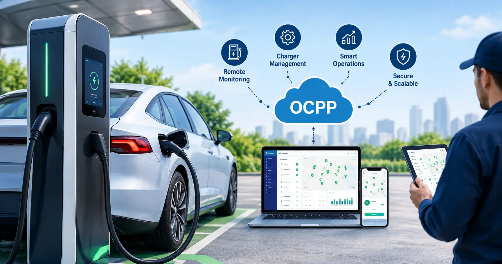 OCPP EV charging solutions